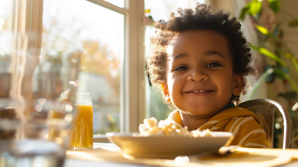 enfant à table